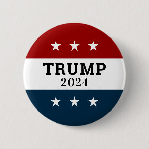 Trump 2024 Pinback 6 Cm Round Badge