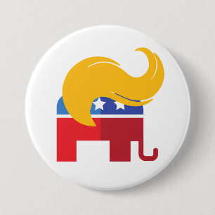 Trump 2024 Presidential Election  7.5 Cm Round Badge