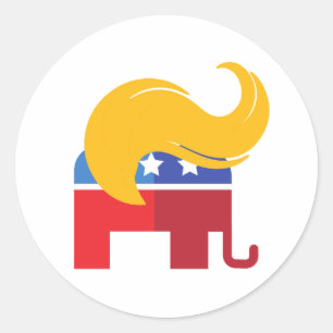 Trump 2024 Presidential Election  Classic Round Sticker