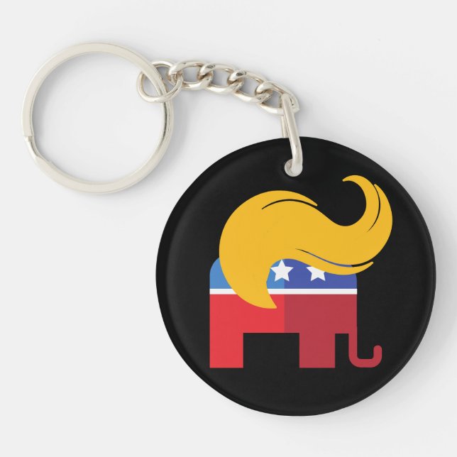 Trump 2024 Presidential Election  Key Ring (Front)