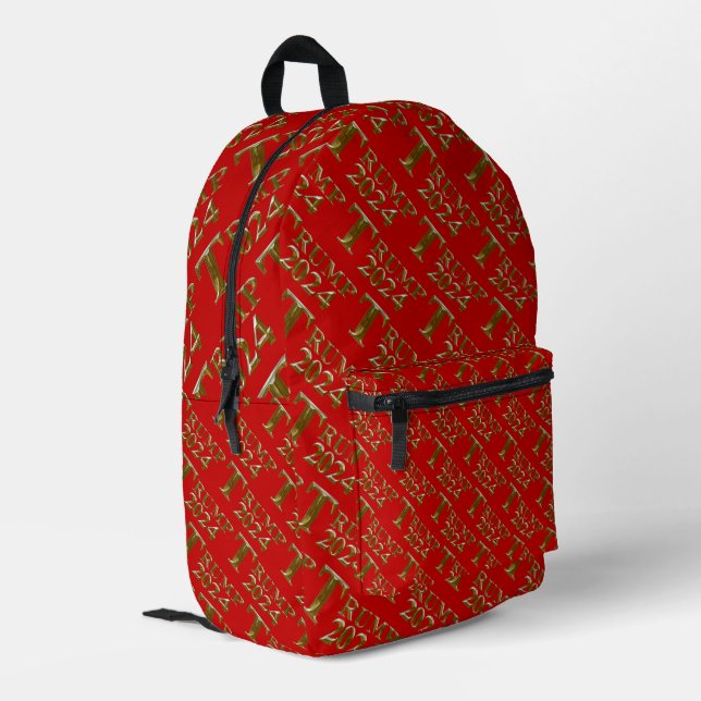 TRUMP 2024 PRINTED BACKPACK (Back Corner Left)