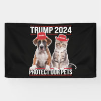 Trump 2024 Protect Our Pets Cat Dogs MAGA