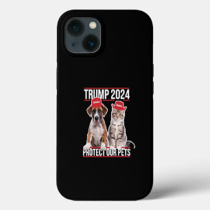 Trump 2024 Protect Our Pets Cat Dogs MAGA iPhone 13 Case