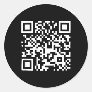 Trump 2024 Qr 4547 Tee Trump Dancing Code 1 Classic Round Sticker