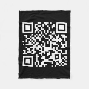 Trump 2024 Qr 4547 Tee Trump Dancing Code 1 Fleece Blanket