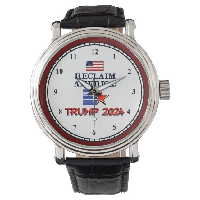 Trump 2024 Reclaim America Watch (Front)