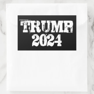 Trump 2024 rectangular sticker