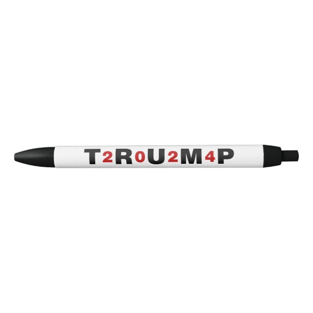 Trump 2024 Red Black Ink Pen (Front)