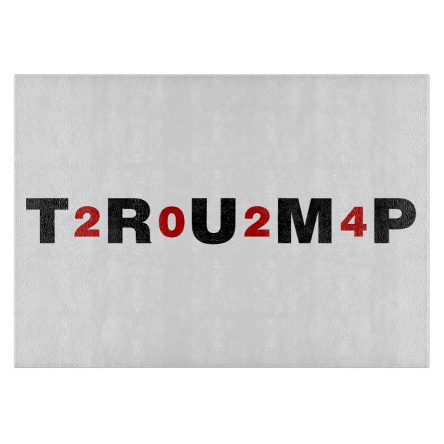 Trump 2024 Red Cutting Board (Front)