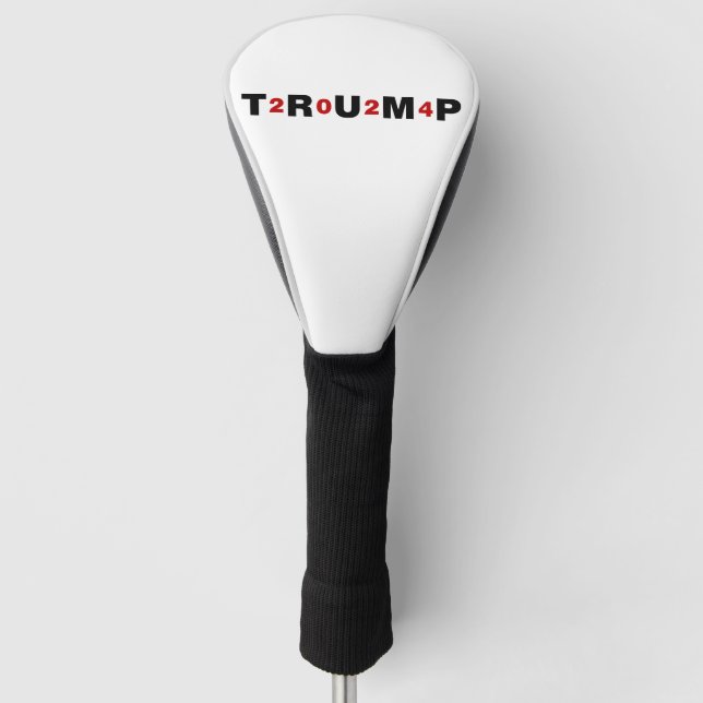 Trump 2024 Red Golf Head Cover (Front)