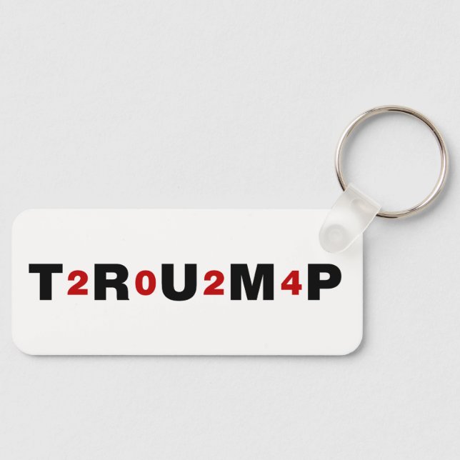 Trump 2024 Red Key Ring (Front)
