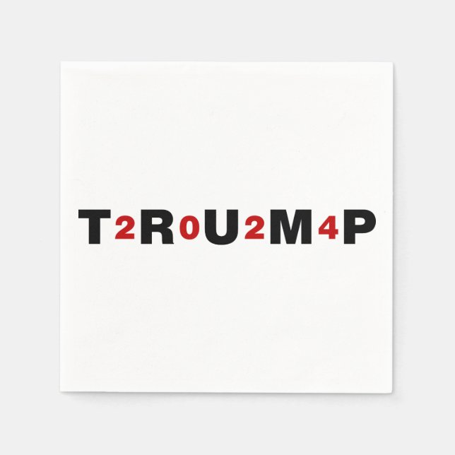 Trump 2024 Red Napkin (Front)