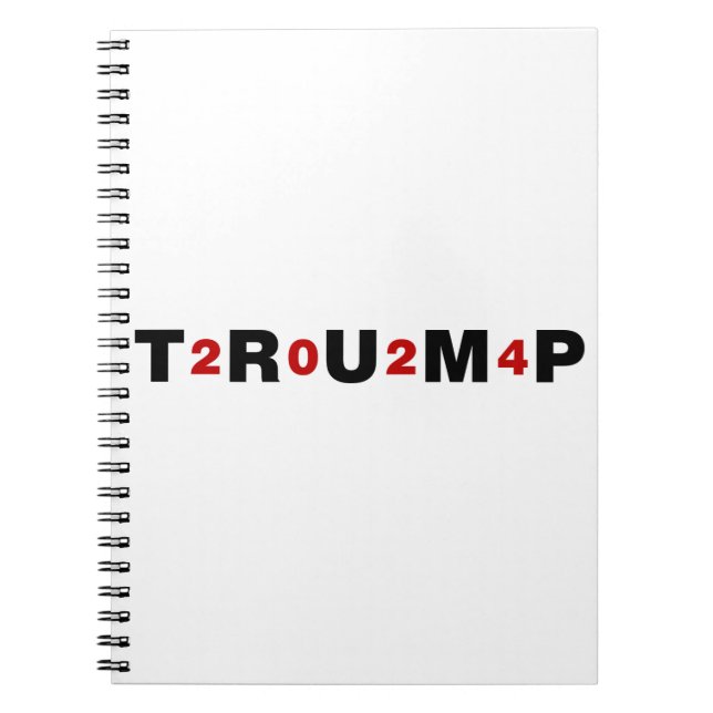 Trump 2024 Red Notebook (Front)
