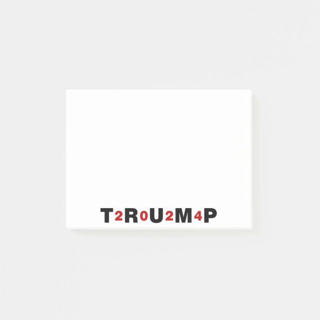 Trump 2024 Red Post-it Notes (Front)