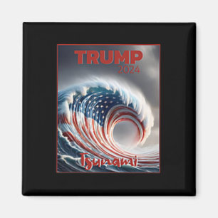 Trump 2024 Red Wave Tsunami Usa Election Voting Re Magnet