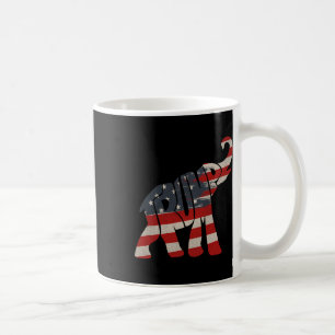 Trump 2024 Republican Elephant Trump Supporter Coffee Mug