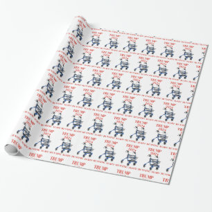 Trump 2024 Running Again? Wrapping Paper
