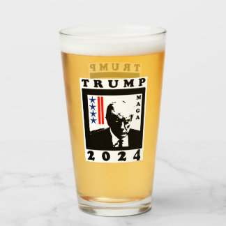 TRUMP 2024 RWB GLASS