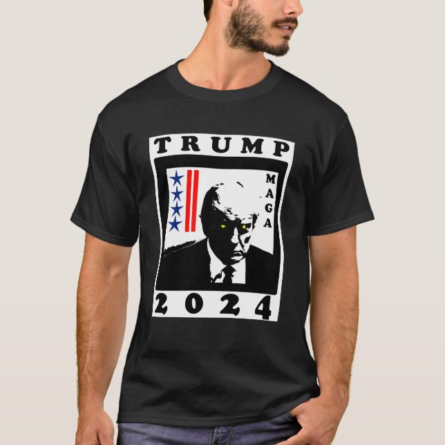TRUMP 2024 RWB T-Shirt (Front)