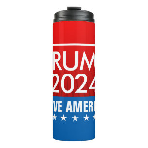 Trump 2024 Save America Graphic Thermal Tumbler