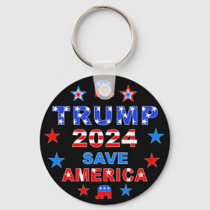 TRUMP 2024 SAVE AMERICA KEY RING