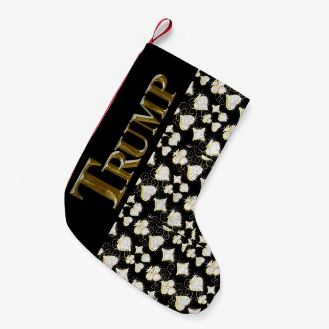 TRUMP 2024 SMALL CHRISTMAS STOCKING (Front (Hanging))