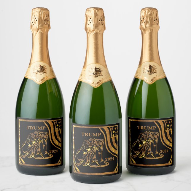 TRUMP 2024 SPARKLING WINE LABEL (Bottles)