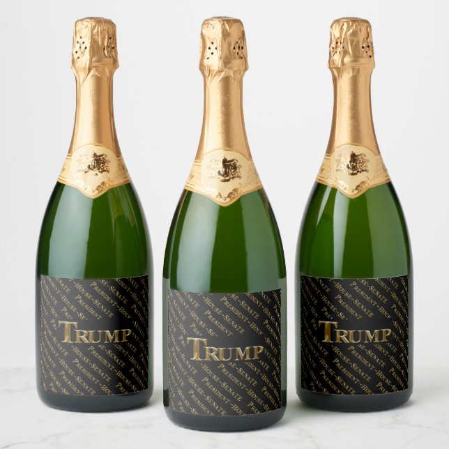 TRUMP 2024 SPARKLING WINE LABEL (Bottles)