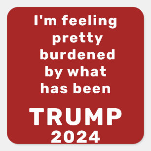 Trump 2024  square sticker