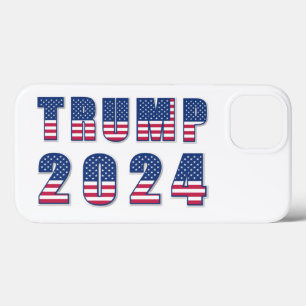 Trump 2024 Stars and Stripes iPhone 13 Case