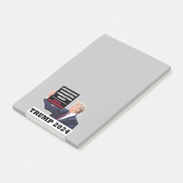 Trump 2024 Still Standing President Election USA  Post-it Notes (Angled)