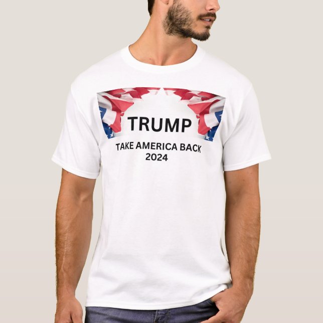Trump 2024: Stronger Together T-Shirt (Front)