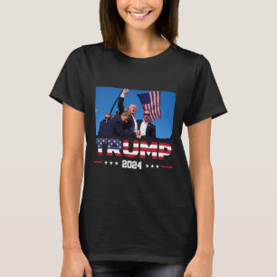 Trump 2024 Survived Shot At Election Rally  T-Shirt