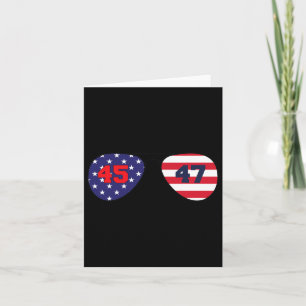Trump 2024 Take America Back American Flag Patriot Card