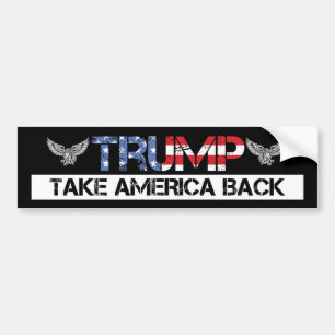 Trump 2024 Take America Back Bumper Sticker