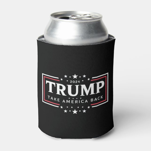 Trump 2024 Take America Back  Can Cooler (Can Front)