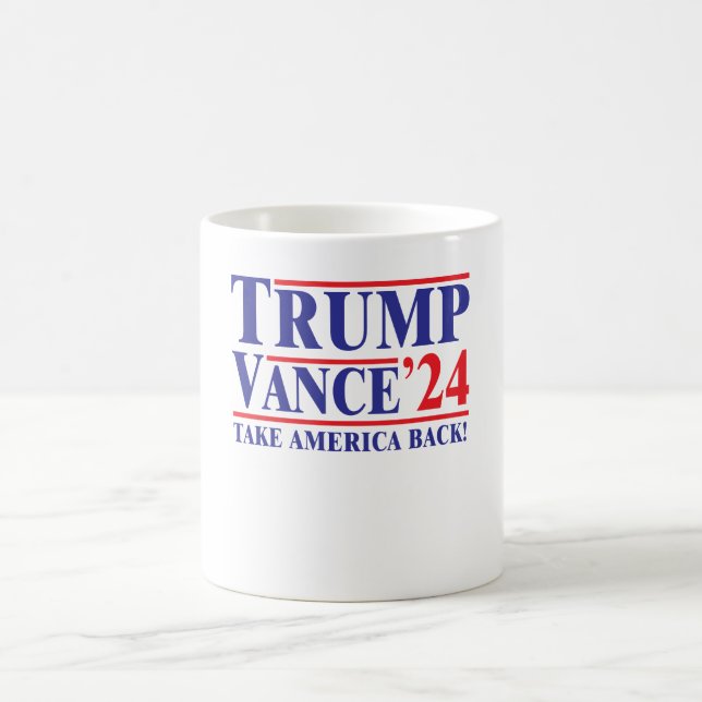 Trump 2024 "Take America Back" Coffee Mug (Center)