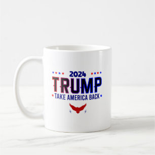 Trump 2024  Take America Back Coffee Mug