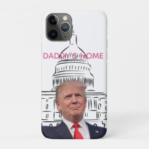 Trump 2024 Take America Back Daddy's Home iPhone 11 Pro Case