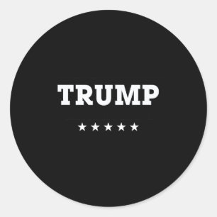 Trump 2024 Take America Back Election Red Classic Round Sticker