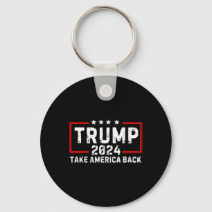 Trump 2024 Take America Back Election - The Return Key Ring