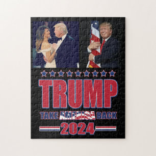 Trump 2024 Take America Back Jigsaw Puzzle