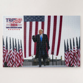 Trump 2024 Take America Back Jigsaw Puzzle