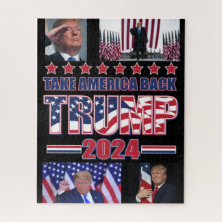 Trump 2024 Take America Back Jigsaw Puzzle