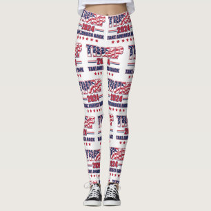 Trump 2024 Take America Back Leggings