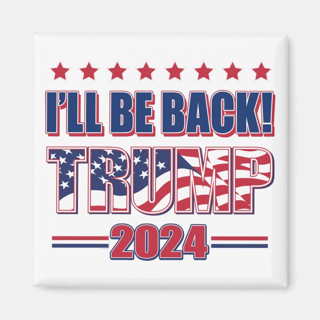 Trump 2024 Take America Back Magnet (Front)