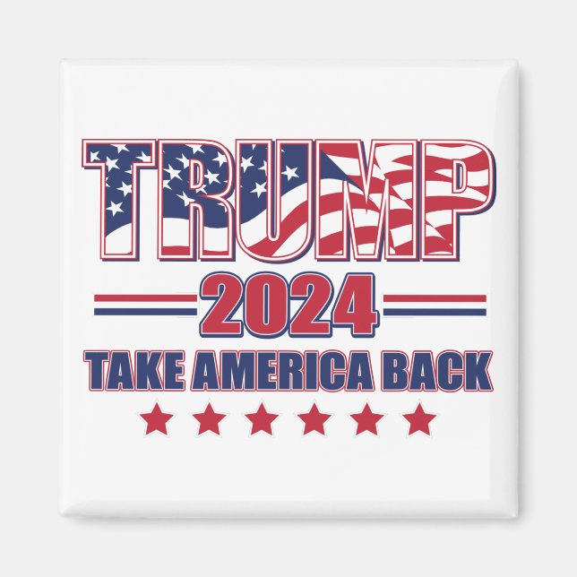 Trump-2024-Take-America-Back Magnet (Front)