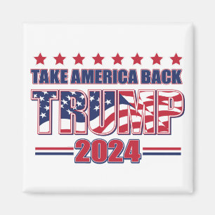 TRUMP-2024 Take America Back Magnet