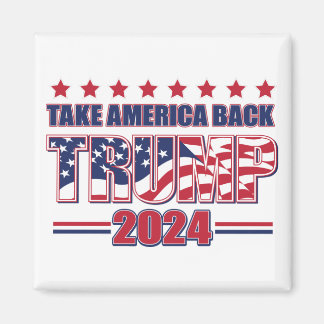 TRUMP-2024 Take America Back Magnet