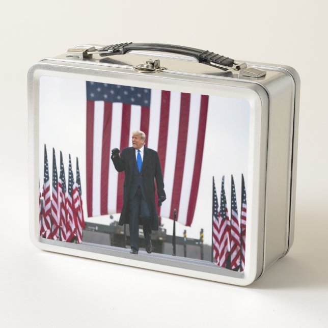 Trump 2024 Take America Back Metal Lunch Box (Front)